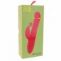 vibratore rotante in silicone rosa stimolatore di clitoride ricaricabile pink