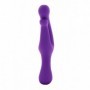 vibratore in silicone doppio stimolatore clitoride vaginale ricaricabile viola