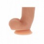 fallo dildo realistico in silicone morbido con ventosa e testicoli vaginale anale
