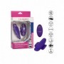 vibratore per slip stimolatore vaginale e clitoride in silicone con telecomando