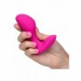 vibratore vaginale e punto g in silicone rosa ricaricabile con telecomando pink