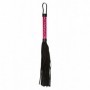 Frusta bondage fetish sex toys donna uomo sadomaso spanker whip in eco pellenero black