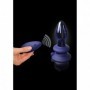 Vibratore anale plug dildo in vetro icicles fallo butt ricaricabile con telecomando