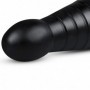Plug anale maxi dildo grande butt plug nero fallo black con ventosa buttr