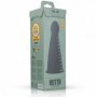 Plug anale maxi dildo grande butt plug nero fallo black con ventosa buttr