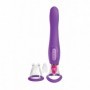 Vibratore punto g realistico con stimolatore clitoride succhia vagina a pompa