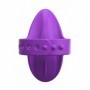 Stimolatore vibrante vibratore vaginale da dito ricaricabile in silicone viola