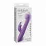 Vibratore vaginale riscaldante rabbit doppio dildo fallo vibrante stimolatore clitoride