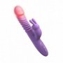 Vibratore vaginale riscaldante rabbit doppio dildo fallo vibrante stimolatore clitoride