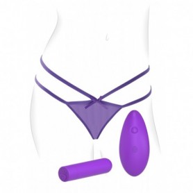 slip vibrante tanga con stimolatore vaginale vibratore wireless indossabile