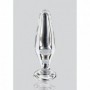 Plug Anale vaginale in vetro glass dildo anal butt sex toy trasparente