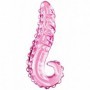 Fallo vaginale anale dildo in vetro icicles no 24 stimolatore per punto g rosa