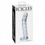 Fallo realistico in vetro dildo vaginale anale icicles no 60 glass sex toy