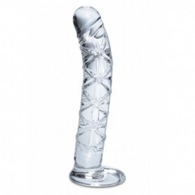 Fallo realistico in vetro dildo vaginale anale icicles no 60 glass sex toy