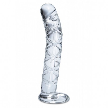 Fallo realistico in vetro dildo vaginale anale icicles no 60 glass sex toy