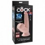 Fallo realistico king cock 3d con ventosa dildo con testicoli indossabile swing