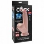 Dildo 3d king cock realistico fallo dildo vaginale anale con testicoli e ventosa
