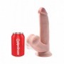 fallo realistico dildo vaginale pene finto con ventosa 8 e testicoli king cock 3d