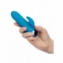 Vibratore rabbit fallo dildo vibrante doppio con stimolatore vaginale clitoride