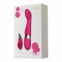 Vibratore stimolatore per punto g dildo fallo vibrante vaginale e clitoride rosa