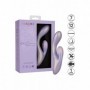 Vibratore rabbit doppio stimolatore per clitoride vaginale fallo dildo vibrante