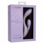 Vibratore rabbit doppio stimolatore per clitoride vaginale fallo dildo vibrante