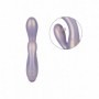 Vibratore rabbit doppio stimolatore per clitoride vaginale fallo dildo vibrante
