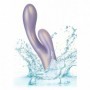 Vibratore rabbit doppio stimolatore per clitoride vaginale fallo dildo vibrante