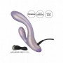 Vibratore rabbit doppio stimolatore per clitoride vaginale fallo dildo vibrante
