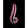 Fallo vaginale anale dildo in vetro icicles no 24 stimolatore per punto g rosa