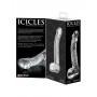 Fallo realistico vaginale anale in vetro glass dildo trasparente icicles no 61