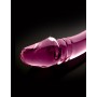 fallo doppio vaginale anale dildo in vetro icicles no 57 trasparente realistico