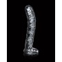 Fallo realistico in vetro dildo vaginale anale icicles no 60 glass sex toy