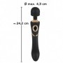 Vibratore stimolatore wand sex toy ricaricabile wireless per clitoride vaginale