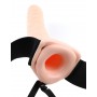Vibratore vaginale strap on anale dildo realistico indossabile fallo vibrante