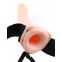 Vibratore vaginale strap on anale dildo realistico indossabile fallo vibrante