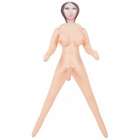 Bambola bambolo trans gonfiabile sexy doll realistica con fallo e ano uomo