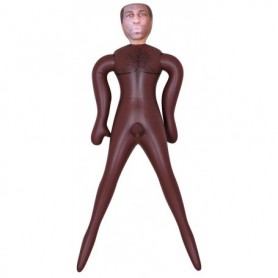 Bambolo gonfiabile Male Love doll bambola nera realistica sexy uomo per donna