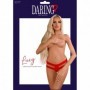 Slip donna sexy perizoma in pizzo rosso tanga mutanda aperta lingerie erotica