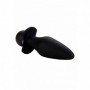 Vibratore anale in silicone anal plug butt vibrante sex toys nero uomo e donna