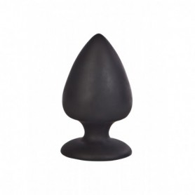 Anal plug butt maxi fallo anale stimolatore dilatatore sex toy in silicone nero