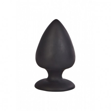 Anal plug butt maxi fallo anale stimolatore dilatatore sex toy in silicone nero