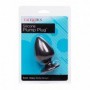 Anal plug butt maxi fallo anale stimolatore dilatatore sex toy in silicone nero