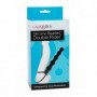 Fallo indossabile in silicone dildo anale a sfere sex toy nero con anello fallico