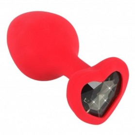 Plug anale a cuore dildo indossabile anal butt plug in silicone sex toys stimolatore