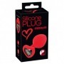 Plug anale a cuore dildo indossabile anal butt plug in silicone sex toys stimolatore