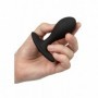 Plug Anale gonfiabile in silicone fallo stimolatore indossabile nero dilatatore