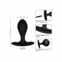 Plug Anale gonfiabile in silicone fallo stimolatore indossabile nero dilatatore