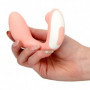 Vibratore doppio succhia vagina in silicone stimolatore clitoride per coppia