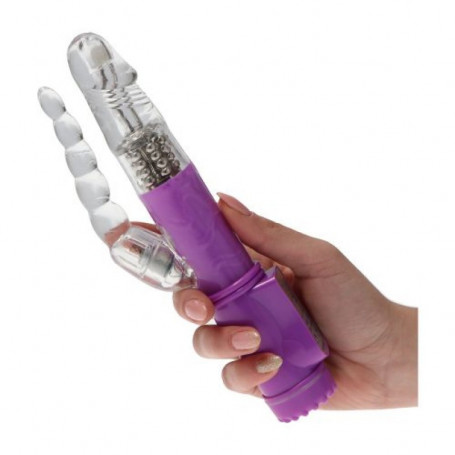 Vibratore rabbit stimolatore vaginale doppio dildo vibrante sex toys clitoride